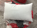 南極人（Nanjiren）宿舍枕頭 枕套+枕芯組合裝純色枕芯套酒店枕軟枕單人整頭低中高枕 深邃灰【熱賣(mài)款】 48cm *74cm【枕套+低枕芯600g】一只裝 曬單實(shí)拍圖