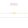 周大福 SOINLOVE 小確幸18K金O字形項(xiàng)鏈素鏈女 45cm VE185七夕 曬單實(shí)拍圖