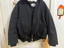 森馬（Semir）羽絨服女中長(zhǎng)款輕薄三防2025oversize插肩袖冬裝防風(fēng)109725113007 曬單實(shí)拍圖