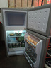 長(zhǎng)城（GREAT WALL FRIDGE）家用迷你小冰箱小型冷凍冷藏保鮮宿舍出租房辦公室節(jié)能省電雙開(kāi)門(mén)電冰箱 銀色108L【一級(jí)能效 全國(guó)聯(lián)?！?曬單實(shí)拍圖