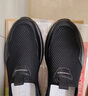 百麗網(wǎng)面透氣健步鞋男2025夏季新一腳蹬運動鞋A2014BM5 黑色 40 (250mm) 曬單實拍圖