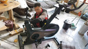 麥瑞克（MERACH）動感單車自發(fā)電家用健身房運動器材室內靜音自行車 黑曜騎士Turbo 2025旗艦-超感強磁控-AIMia私教 曬單實拍圖