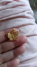 百年福牌古法花絲蝴蝶黃金項鏈女999足金吊墜生日禮物送女友老婆結婚紀念 克重多退少補 約5克 曬單實拍圖