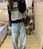 Chiecu Kscbn輕奢包包女款單肩包斜挎包女士印花郵差小方包七夕情人節(jié)生日禮物 咖色【送老婆送女友送媽媽】 精美禮盒裝 曬單實(shí)拍圖