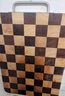 炊大皇家用切菜板砧板烏檀木橡膠木主廚棋盤(pán)格菜板42.5*31*2.5cm 曬單實(shí)拍圖