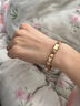 施華洛世奇（SWAROVSKI）原創(chuàng)設(shè)計水晶手鐲男女同款情侶款玫瑰金七夕情人節(jié)禮物 玫瑰金 L 品牌原盒原袋 曬單實拍圖