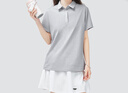 李寧（LI-NING）女士夏季短袖POLO衫女子健身跑步運(yùn)動圓領(lǐng)T恤上衣 曬單實(shí)拍圖