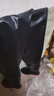 漁達人加厚下水褲半身捕魚(yú)雨褲男連體全身防水衣服皮叉褲水庫耐磨 黑色【特厚】（護膝款）120絲 M（40-41鞋碼） 曬單實(shí)拍圖