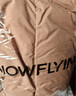 雪中飛秋冬新款時(shí)尚休閑百搭女式長款純色連帽保暖羽絨服外套女 咖啡棕 M 165/88A 曬單實(shí)拍圖