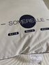 安睡寶（SOMERELLE）全棉酒店三防枕芯護(hù)頸枕睡眠頸椎病深度睡眠專用單人中枕頭一對(duì)裝 曬單實(shí)拍圖