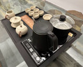 高端小型茶具套裝高檔茶臺燒水壺全自動(dòng)上水一體茶盤(pán)新款烏金瓷石 觀(guān)山電器茶盤(pán)+汝窯茶具 曬單實(shí)拍圖