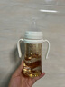 Grosmimi韓國(guó)進(jìn)口格羅咪咪吸管杯奶瓶嬰兒童水杯PPSU學(xué)直飲杯子6月1-3歲 小熊白吸管杯奶瓶手柄款 300ml 曬單實(shí)拍圖