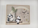 墨派奶油風(fēng)電表箱裝飾畫(huà)配電箱帶鐘表遮擋掛畫(huà)簡(jiǎn)約現代免打孔熊貓壁畫(huà) 俏皮熊貓A款 液壓60*50【遮蓋電表箱50長(cháng)x40高 曬單實(shí)拍圖