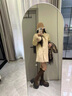 CHERY KALLY【吳宣儀同款】氣質厚底高筒靴女士2025新款復古棕色時尚彈力靴 咖啡色 37 曬單實拍圖