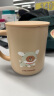 膳魔師（THERMOS）不銹鋼時尚簡約大咖杯帶蓋茶飲牛奶咖啡杯辦公水杯把手杯TCDG-451 【涂層內膽】布朗(PUPPY) 440ml 曬單實拍圖