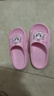 迪士尼瑪麗貓女童夏季戶(hù)外防滑拖鞋浴室沙灘涼拖一字拖F2716TS 粉190 曬單實(shí)拍圖