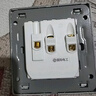 國(guó)際電工86型暗裝開(kāi)關(guān)插座面板灰色家用墻壁二三插5孔USB網(wǎng)絡(luò)空調(diào)電源插座 錯(cuò)位五孔 曬單實(shí)拍圖