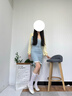 EXULL依思Q女士瑪麗珍鞋2025夏季新款軟底內(nèi)增高時尚舒適法式內(nèi)外柔軟單鞋女 米色 37 曬單實拍圖