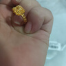 中國(guó)黃金（CHINA GOLD）黃金戒指女999足金拉絲小方糖開(kāi)口戒指七夕情人節(jié)禮物送女友老婆 小方糖戒指金重約3.6g*甄選禮盒 曬單實(shí)拍圖