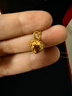 周大福爆閃魚鱗愛心黃金足金吊墜女(工費(fèi):280計(jì)價(jià))EOF1285七夕節(jié) 足金 約2.00g 曬單實(shí)拍圖