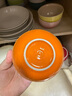 酷彩（Le Creuset）炻瓷米飯碗 湯碗 面碗 沙拉碗 家用碗套裝大碗彩虹系列漸變色 11.8cm米飯碗南法橙花（新） 曬單實(shí)拍圖
