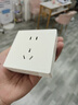 德力西(DELIXI)開關插座面板 CD815系列 10A斜五孔插座 QSE86ZS/3 曬單實拍圖