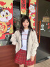 OEMG美式工裝假兩件外套男士秋季新款高級(jí)感痞帥格子拼接運(yùn)動(dòng)上夾克 珍珠白 XL [建議110-130斤] 曬單實(shí)拍圖