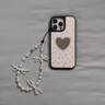 CASETIFY 白色碎花珍珠 鏡面磁吸手機(jī)殼 適用于iPhone16 pro Max 銀鏡黑框Magsafe 曬單實(shí)拍圖