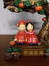 百年好合鴛鴦擺件新房客廳裝飾品送閨蜜朋友新婚結婚禮物婚慶禮品 【帶燈光】幸福美滿(mǎn)（禮盒裝） 曬單實(shí)拍圖