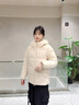 波司登（BOSIDENG）25年新款冬季羽絨服男女情侶短款90絨連帽保暖百搭外套B250245550 店長(cháng)推薦-暖絨米7C28 XS 155/80A 體重約100斤以?xún)?曬單實(shí)拍圖