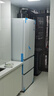 海爾（Haier）413升法式多門(mén)冰箱超薄零嵌入式家用大容量594mm專(zhuān)業(yè)超薄一級能效彩晶玻璃面板EPP系統 413升法式零嵌+全空間保鮮+彩晶面板+三檔變溫 曬單實(shí)拍圖