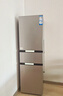 海爾（Haier）217升三門宿舍租房家用小冰箱小型抗菌凈味風(fēng)冷無霜一級能效節(jié)能BCD-217WGHC3E9S9家電國家補(bǔ)貼20% 曬單實拍圖