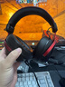 iKF V11 Pro7.1四模無線游戲耳機(jī)頭戴式7.1環(huán)繞音效藍(lán)牙有線電競專用三角洲FPS無畏契約辨位 黑紅色 曬單實拍圖