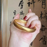 鳴鉆國際古法心經(jīng)黃金手鐲女款足金999蓮花金鐲子純金手飾送女友生日禮物 【蓮花心經(jīng)黃金手鐲】55-56圈口【約14.9g】 曬單實(shí)拍圖