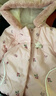 戴維貝拉（DAVE＆BELLA）女童棉服保暖連帽上衣加厚兒童外套冬裝新款小童服裝洋氣寶寶棉衣 粉色【現(xiàn)貨】 110 cm（建議身高100-110cm） 曬單實(shí)拍圖