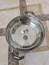 美廚（maxcook）316不銹鋼火鍋32cm 湯鍋火鍋復(fù)底帶蓋 燃?xì)怆姶艩t通用 MCT1983 曬單實(shí)拍圖