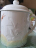 景德鎮(zhèn)官方陶瓷泡茶杯手工玲瓏茶具喝水杯大容量白瓷馬克杯帶蓋生日禮物 “荷塘清韻”茶杯 曬單實(shí)拍圖