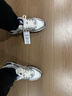 FILA 斐樂官方男鞋RIBBON先鋒運動鞋2025夏新款飄帶鞋時尚休閑鞋 奶白/淡灰黃-GB 42 曬單實拍圖