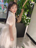 G.DUCKKIDS小黃鴨童裝女童連衣裙夏季2025新款中大童洋氣公主裙女寶寶網(wǎng)紗裙 杏色 110 【建議4-5歲】 曬單實(shí)拍圖