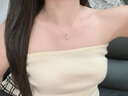 禮意久久施華洛世奇鋯四葉草純銀項(xiàng)鏈女生日禮物女生七夕情人節(jié)禮物送女友 曬單實(shí)拍圖