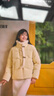 森馬（Semir）森馬羽絨服女新中式仿兔毛領(lǐng)短款保暖外套24冬新款109724113017 曬單實(shí)拍圖