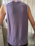 SN新款羊毛背心T恤女快干運動(dòng)上衣男跑步健身訓練服無(wú)袖T恤 淺薰紫/暮紫 【女款】后背有網(wǎng)眼 M 曬單實(shí)拍圖