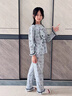 好看女童睡衣長(cháng)袖春秋天款兒童2025新款純棉秋季女孩中大童家居服 30219 140 【16碼】135-145CM 55-68斤 曬單實(shí)拍圖