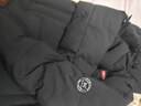 鴨鴨（YAYA）時(shí)空道宇系列短款羽絨服女冬季新款三防保暖外套男女同款 星空黑色 3XL 【推薦190-210斤】 曬單實(shí)拍圖