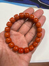 石玥珠寶收藏級涼山南紅瑪瑙手串直切桶珠轉(zhuǎn)運(yùn)珠手鏈男女士款禮物11x10mm 曬單實(shí)拍圖