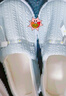 芬也（FENYE）新款月子鞋春秋產(chǎn)婦軟底孕婦鞋包跟絲帶蝴蝶結棉拖鞋防滑 藍灰39 曬單實(shí)拍圖