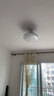 美的（Midea）風(fēng)扇燈餐廳吊扇燈led臥室燈隱形扇葉遙控三防燈具熟睡風(fēng)包安裝 曬單實拍圖
