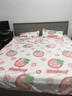 鉑吶苓雪花絨四件套雙面毛絨床單被套宿舍三件套家用雙人加大加厚被芯罩 床單四件套【啵啵草莓】 2.0m 床單款 （被套220*240cm） 曬單實(shí)拍圖