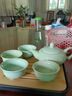日鏘青瓷茶具陶瓷套裝家用簡(jiǎn)約泡茶壺茶杯子茶盤(pán)整套功夫茶具 黑紫砂西施壺-高5頭 曬單實(shí)拍圖
