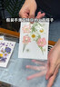 USER JOYdiy手工滴膠干花字母相框擺件辦公室床頭裝飾七夕情人節(jié)生日禮物 6寸原木相框+全套材料包+粉色花 普通款 曬單實拍圖